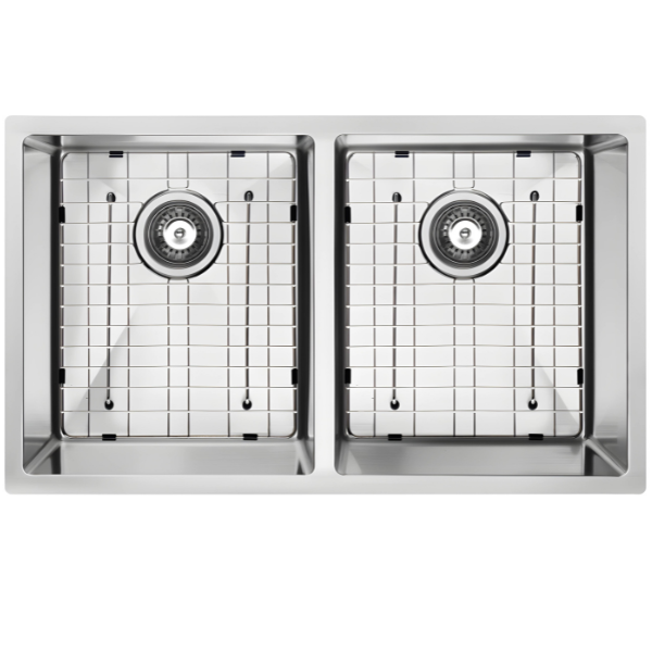 Évier de cuisine simple en acier inoxydable de 28 po de large