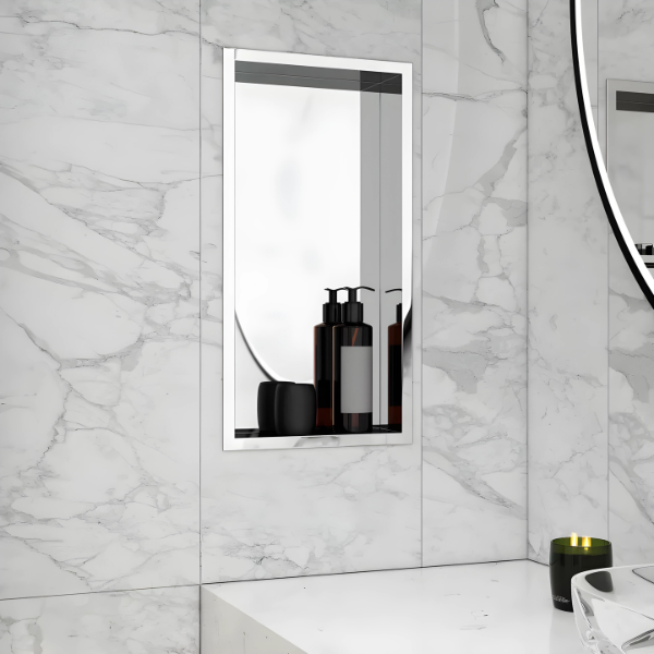 Niche de douche 12x24 en acier inoxydable noir