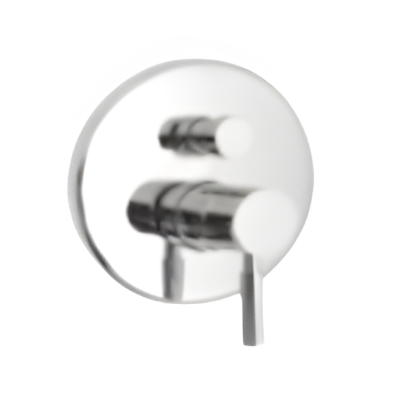 Robinet de douche rond à 2 fonctions