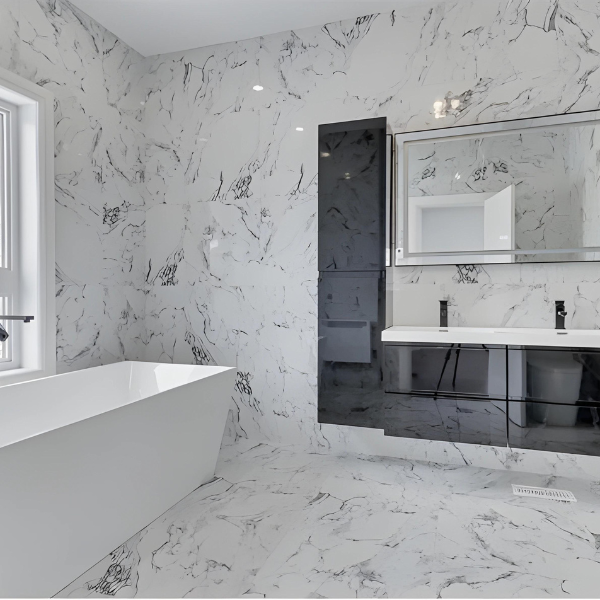 Armoire de salle de bain murale contemporaine de 16 po