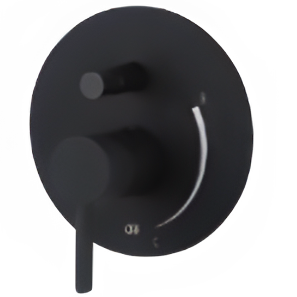 Robinet de douche rond à 2 fonctions