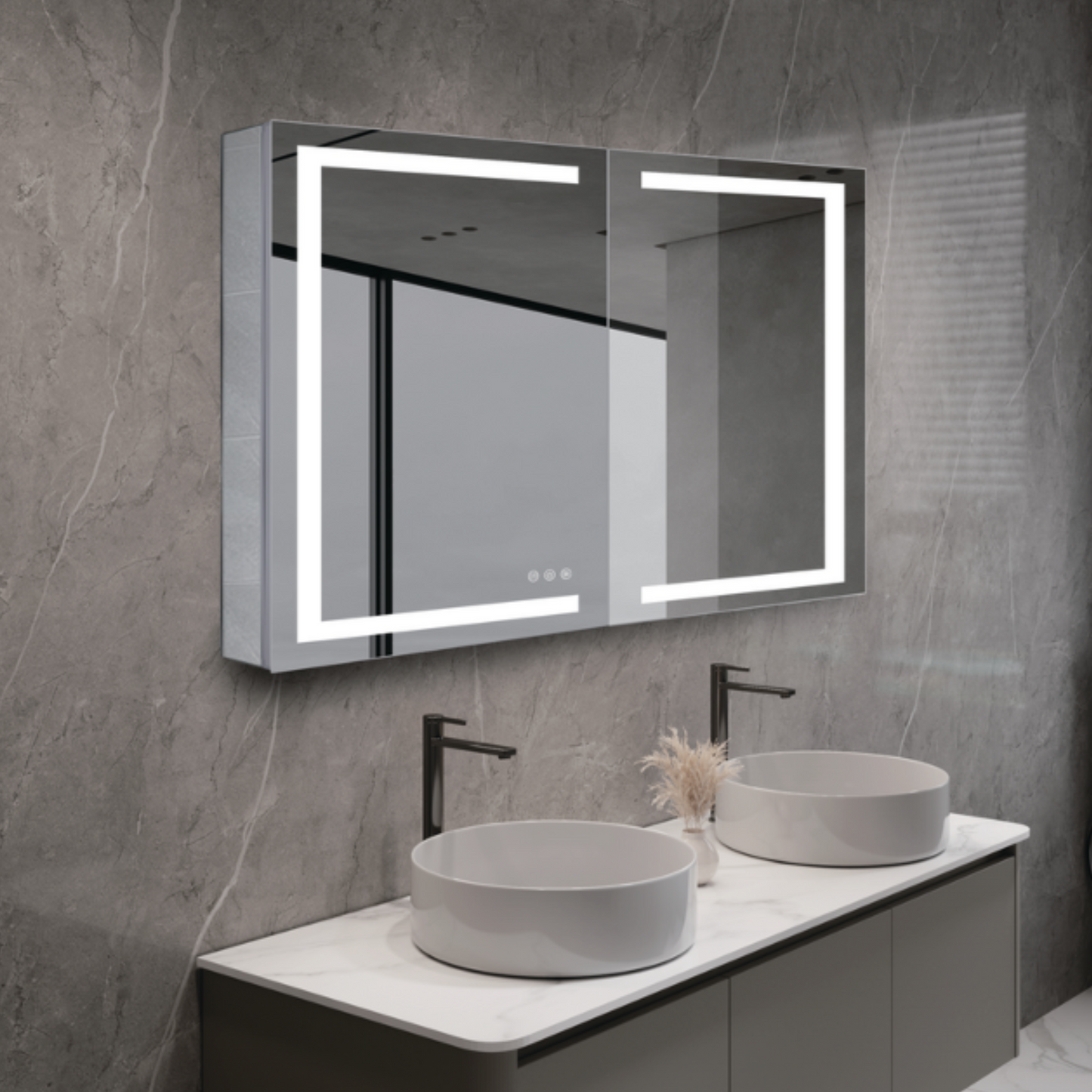 Miroir de pharmacie LED 48 pouces