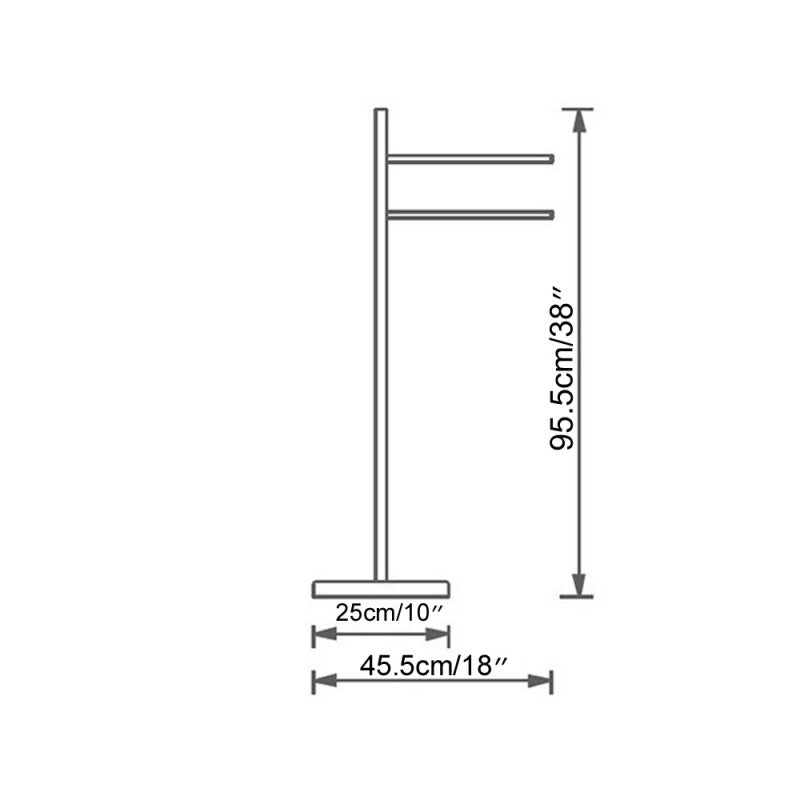 Freestanding Towel Rack