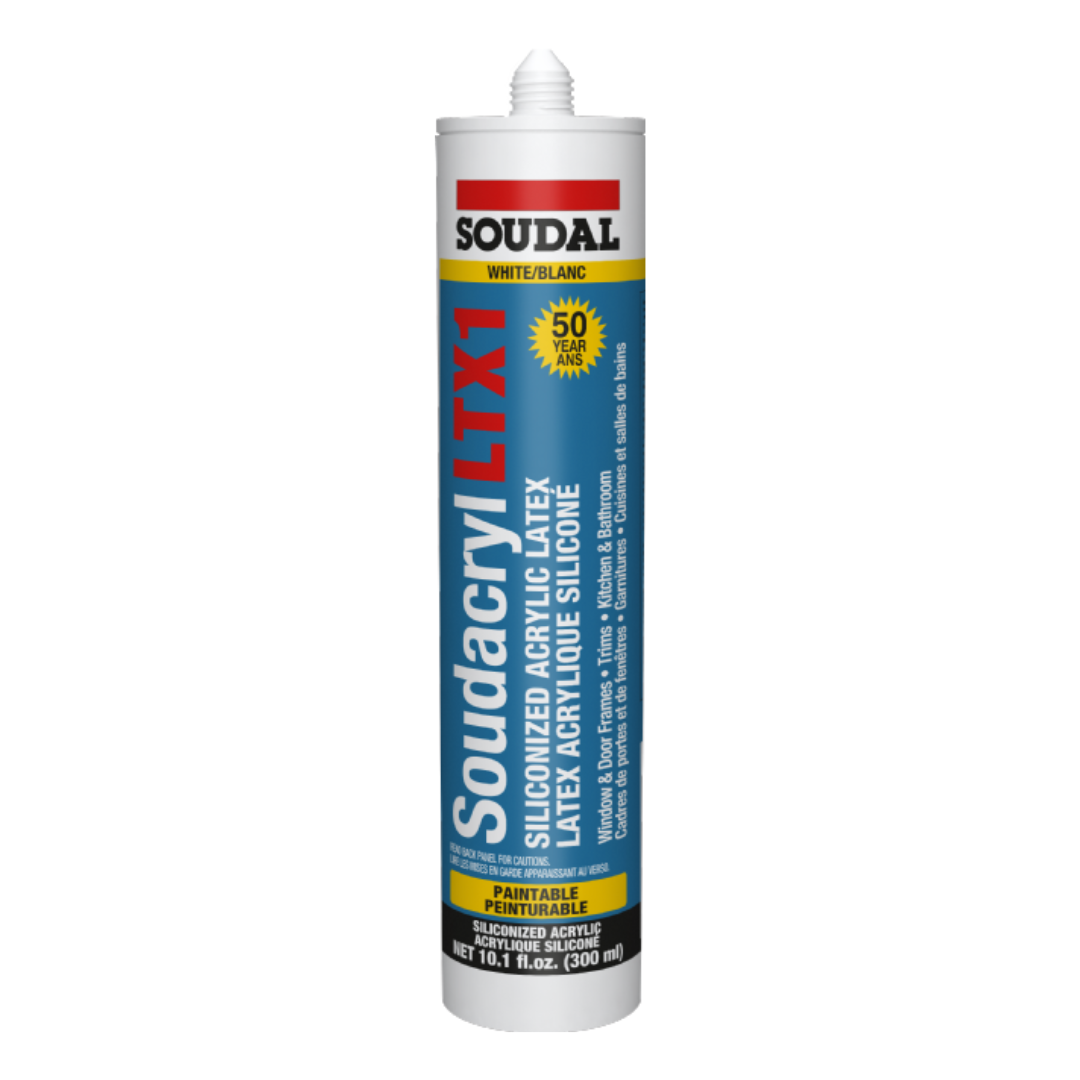 Soudal Soudacryl LTX1 Paintable silicone acrylic latex