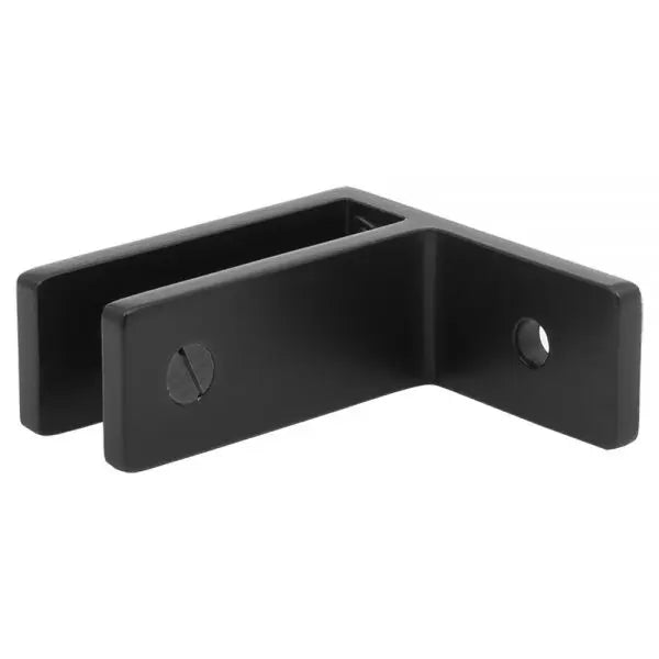 Glass railing connector, Wall 90- Matte Black