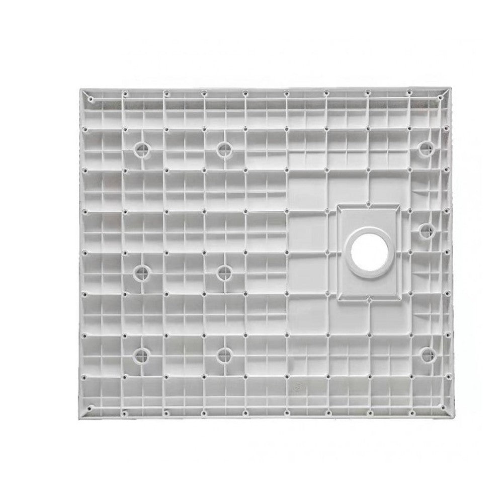 Brutus 36"x36", white, SMC shower base