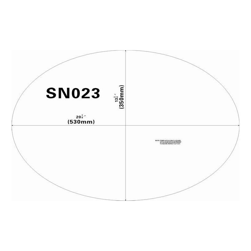 Kobo 23" Undermount Porcelain Sink