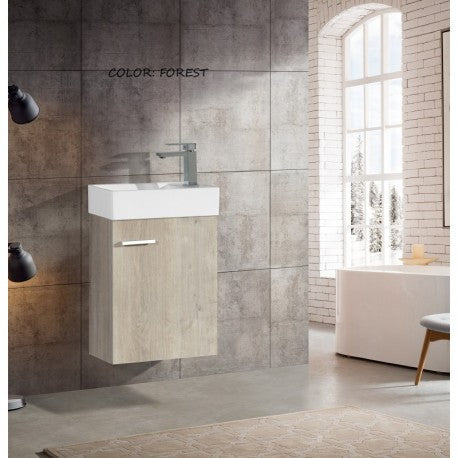 York 16" Forest, Floating Vanity