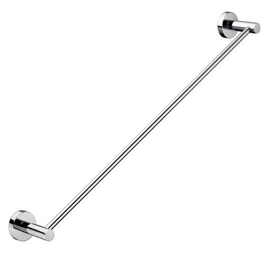 Wall Mounted Simple Round Towel Bar in Chrome