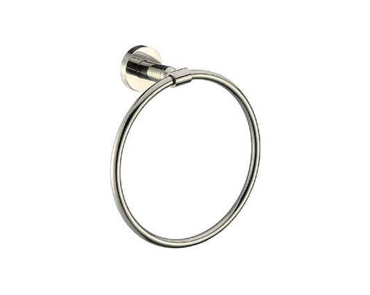 Porte-serviettes rond en chrome