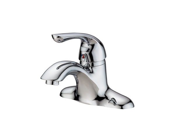 IM Traditional Three Hole Bathroom Faucet with Pop Up Drain - Chrome