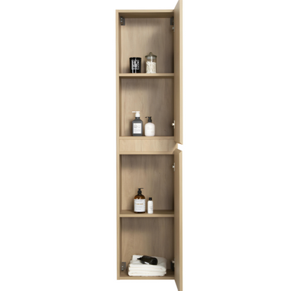16-in Contemporary Wall Mount Bathroom Side Cabinet