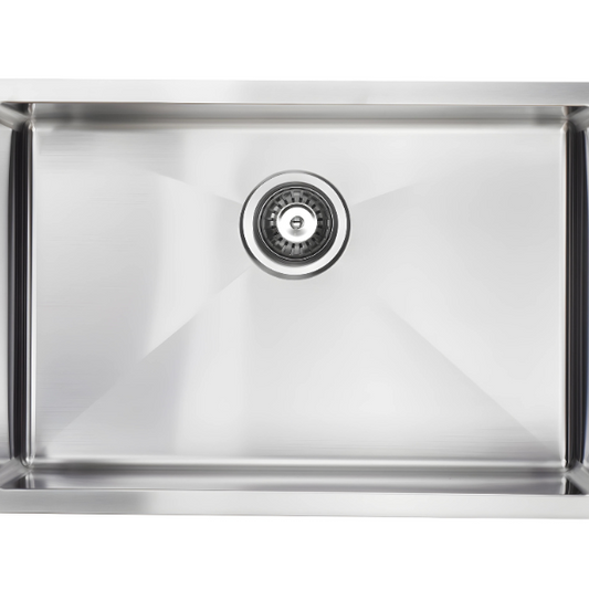 28 in Large Single Stainless Steel Kitchen Sink