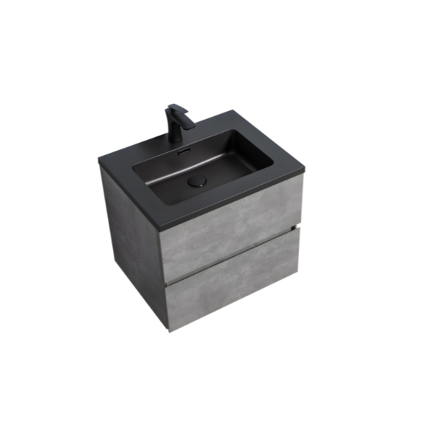 Meuble-lavabo simple EDI de 30 po avec dessus en quartz sable