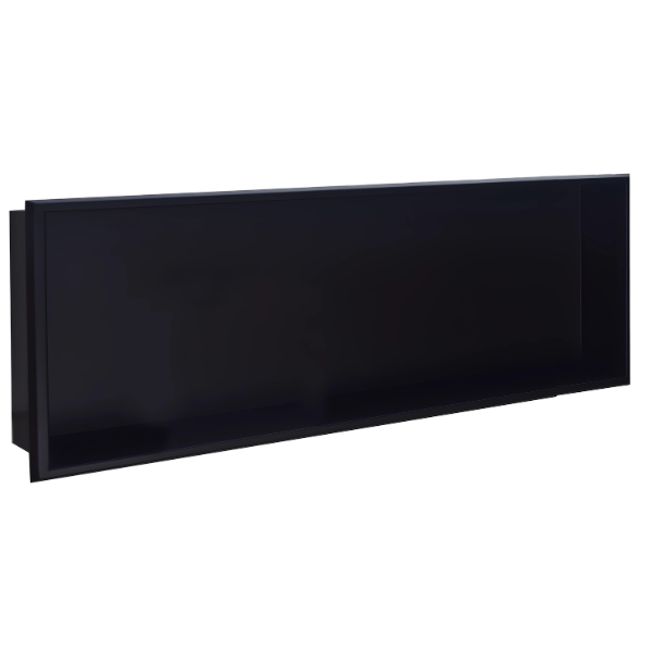 Niche de douche 36x12 en acier inoxydable noir