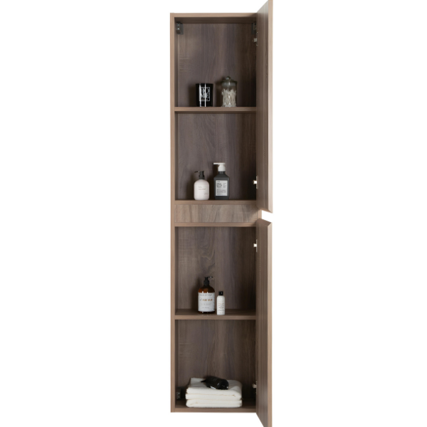 16-in Contemporary Wall Mount Bathroom Side Cabinet