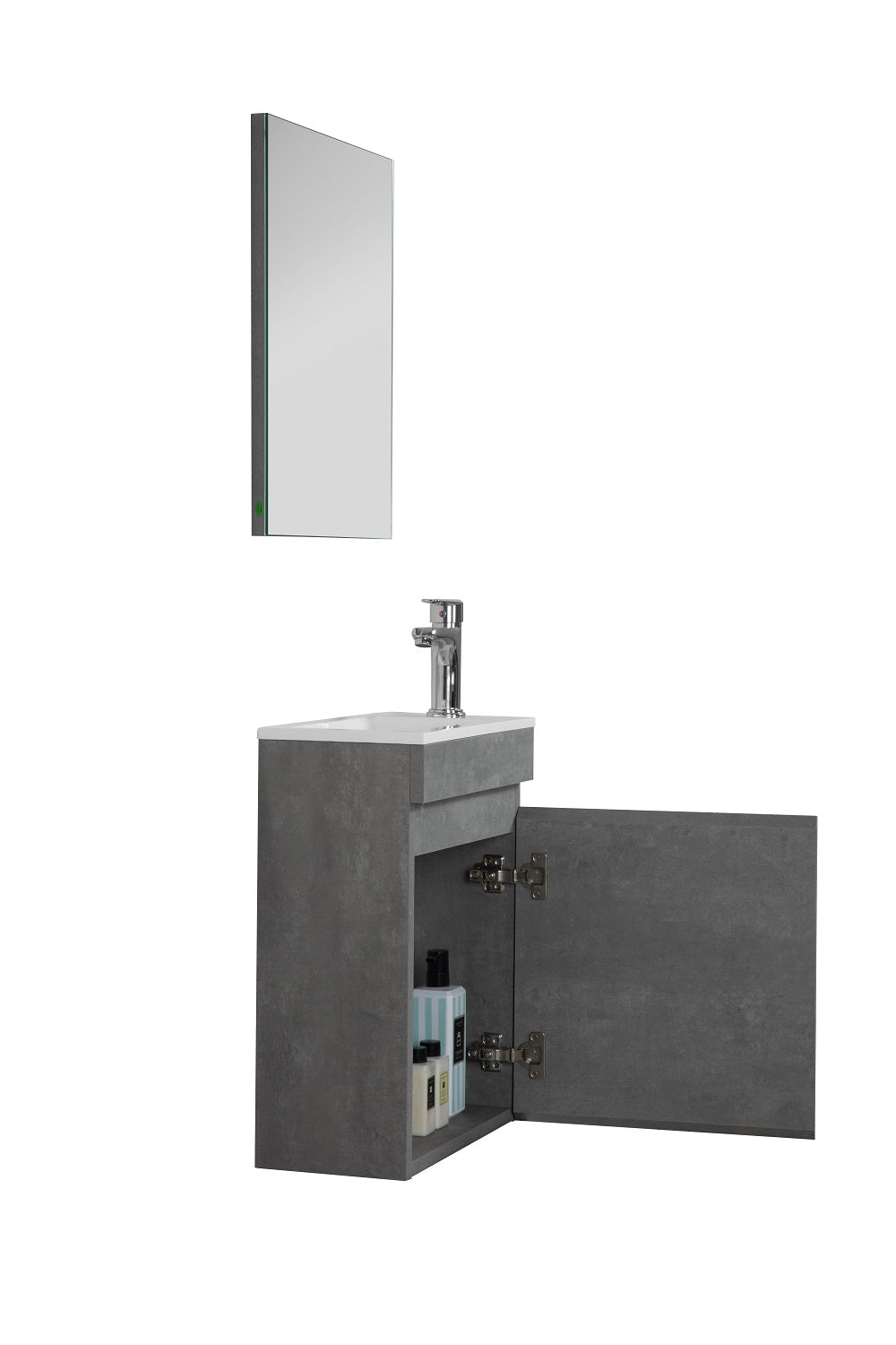 Miroir simple avec cadre 16 po