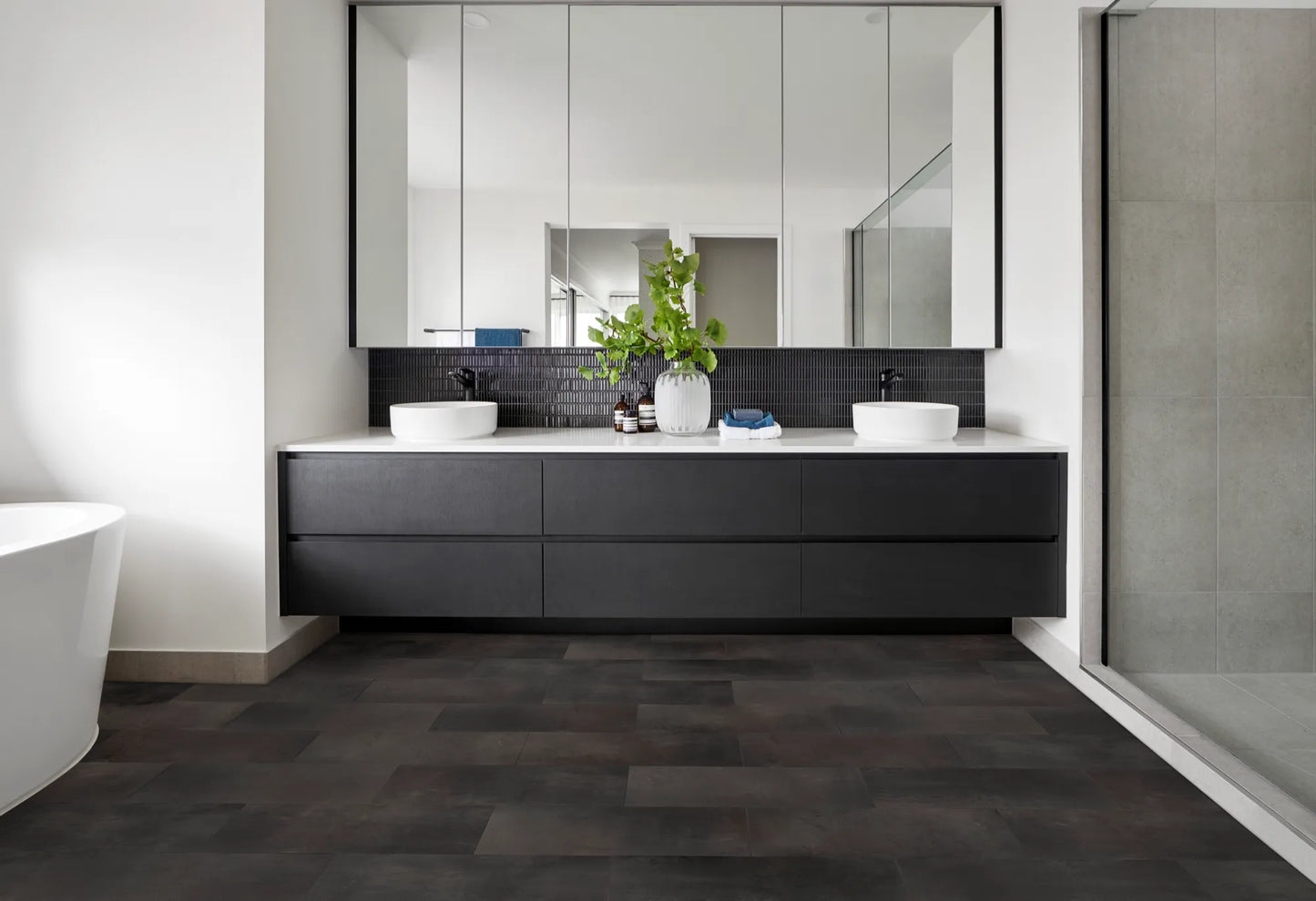 Obsidien, couche de 3 mm-0,5 mm, carreau de sons - plancher flottant SPC