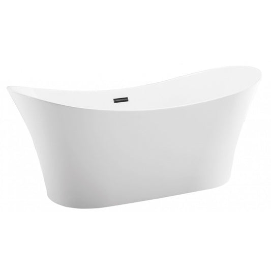 Buri 59" freestanding bathtub, 