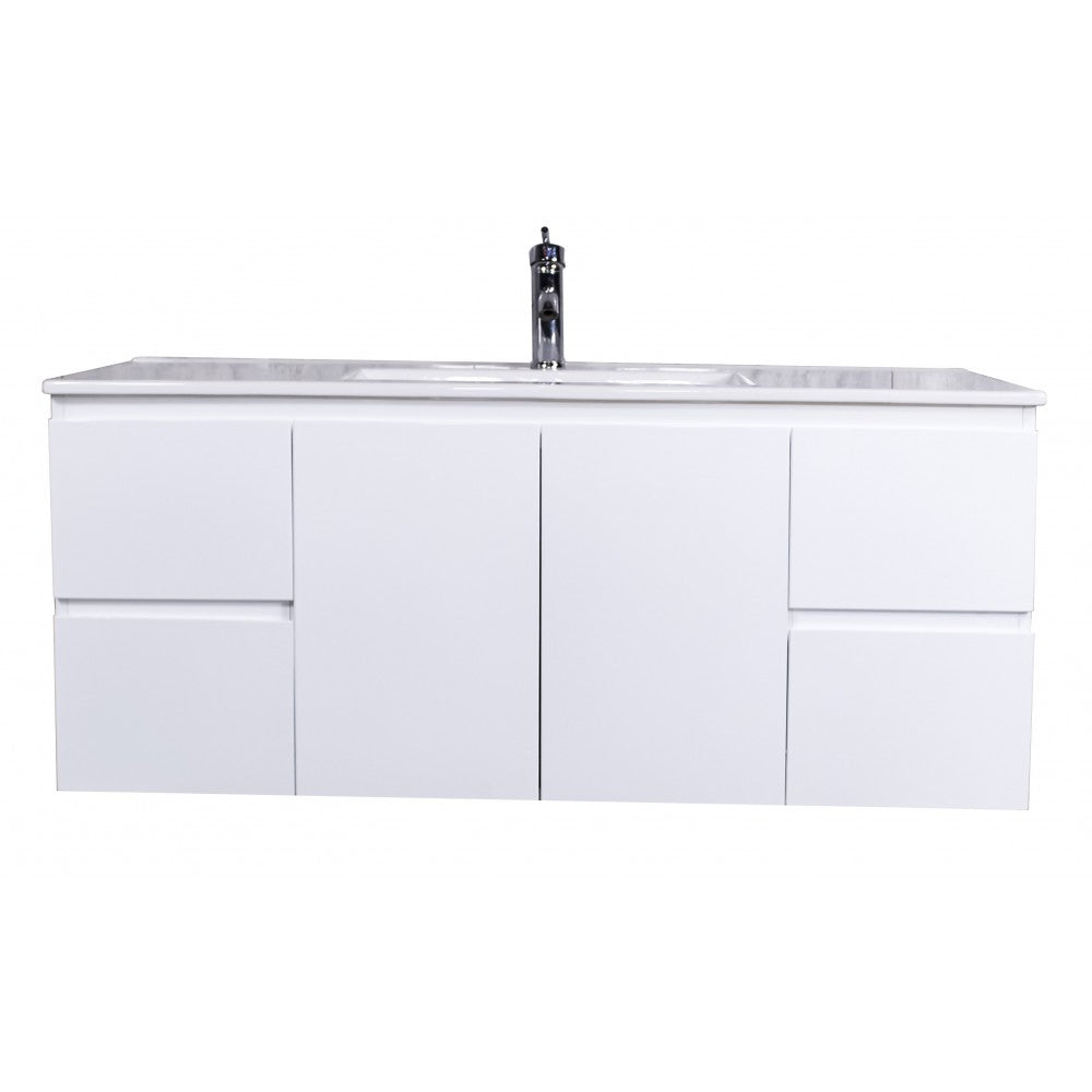 Florence 48" White, Floating Vanity