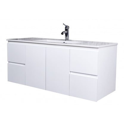 Florence 48" White, Floating Vanity