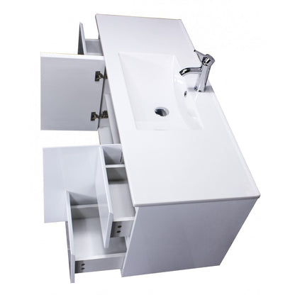 Florence 48" White, Floating Vanity