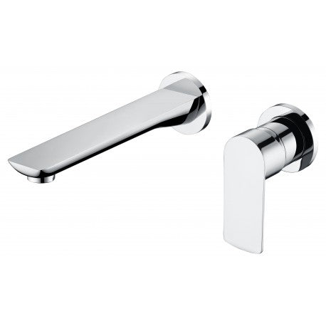 Hades wall-mounted sink and sink faucet chrome