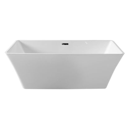 ID Isis 55" Freestanding Bathtub - White 