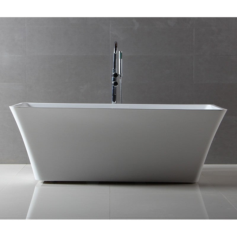 ID Isis 55" Freestanding Bathtub - White 