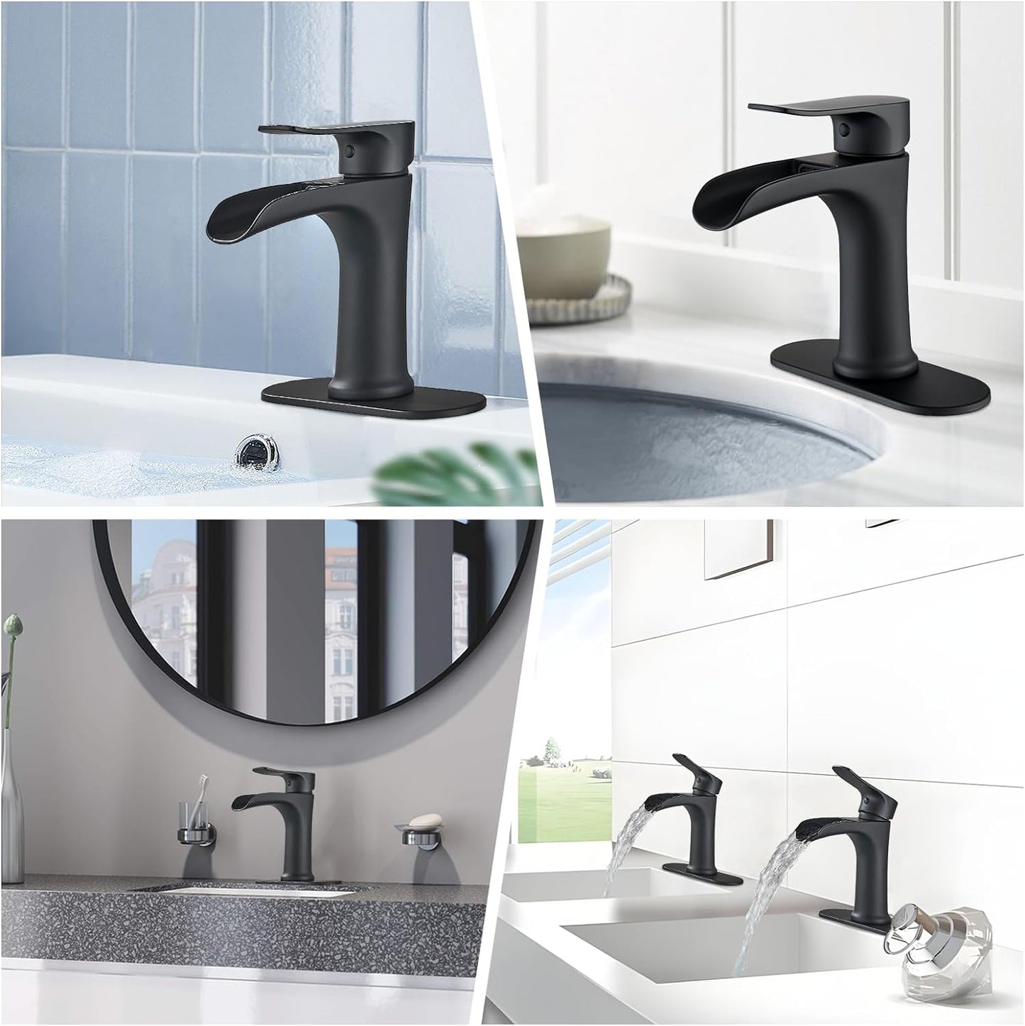 Borua Mosson Basin Faucet - Black 