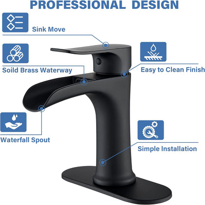 Borua Mosson Basin Faucet - Black 