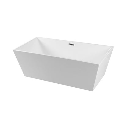 ID 59" Freestanding Roman Bathtub - White