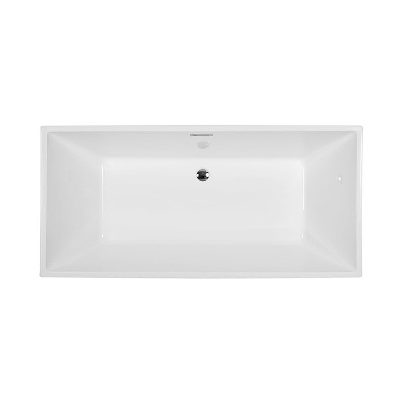 ID 59" Freestanding Roman Bathtub - White