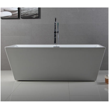 ID 59" Freestanding Roman Bathtub - White