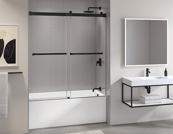 Fleurco Gemini Plus Bath Shower Door 10mm - Chrome