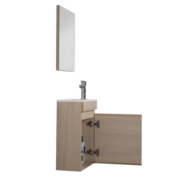 Miroir simple avec cadre 16 po