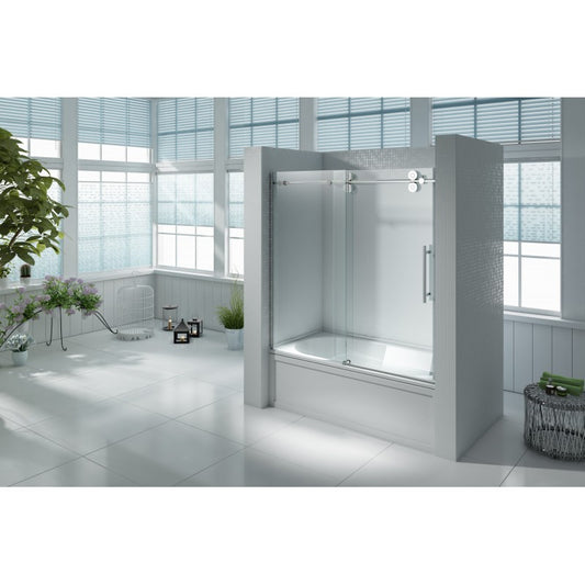 Uros bath door, chrome