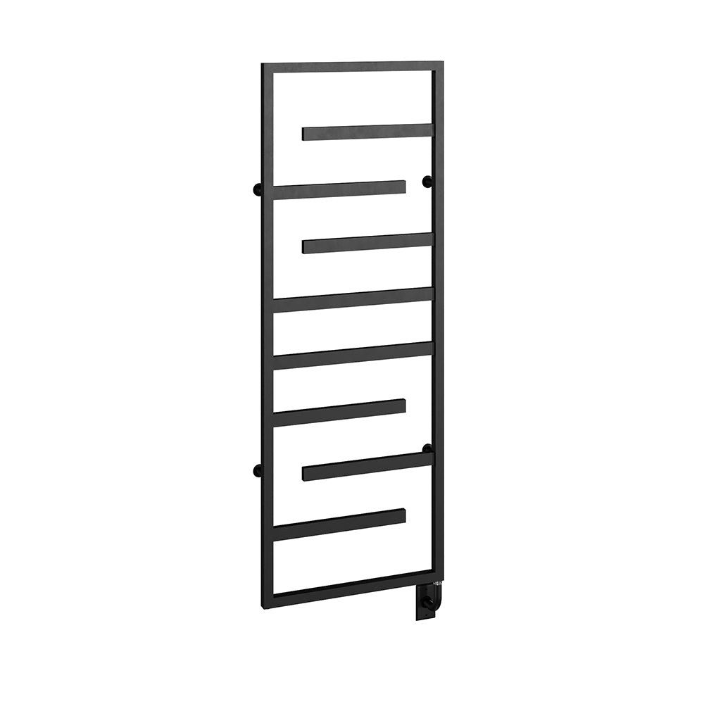 Sèche-serviettes Vasto 23,5″ x 64″ Noir Mat