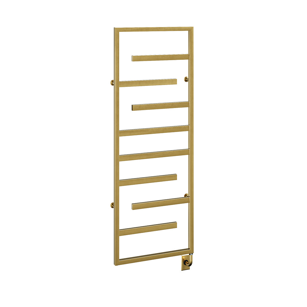 Sèche-serviettes Vasto 23,5″ x 64″ Noir Mat