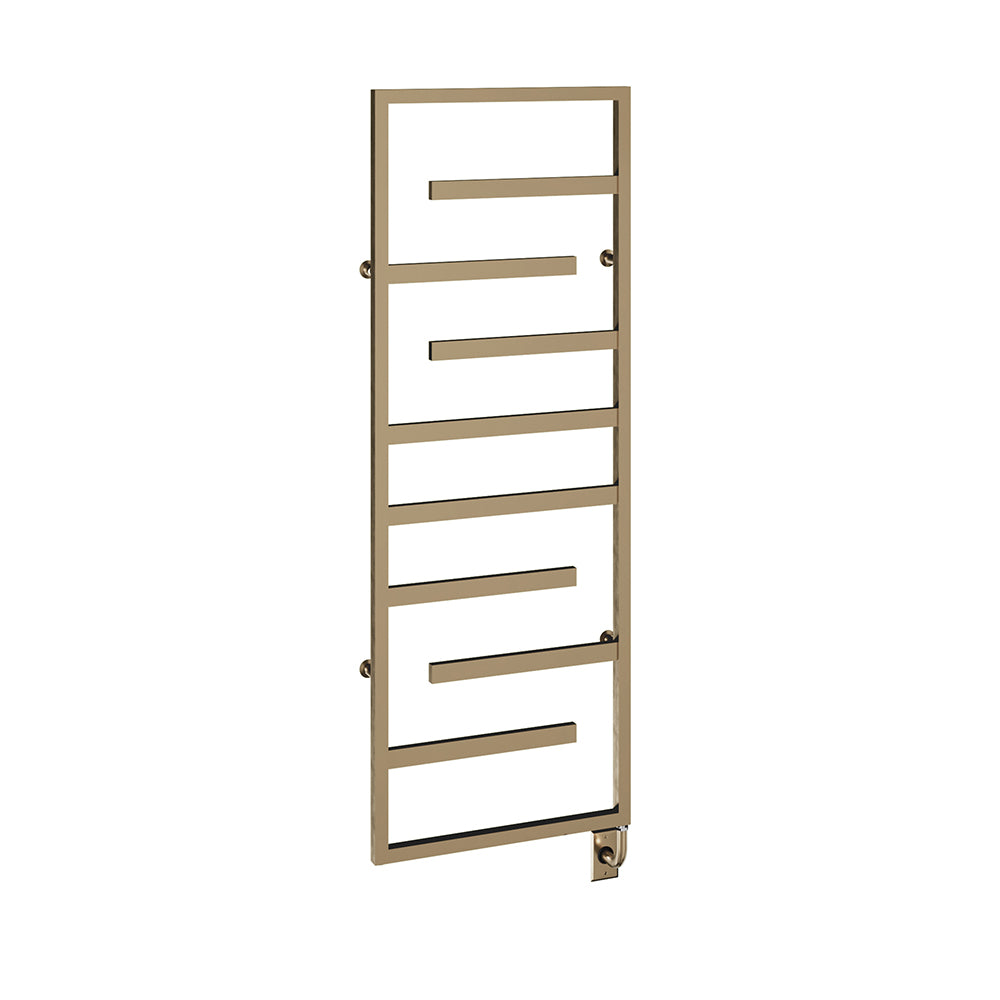 Sèche-serviettes Vasto 23,5″ x 64″ Noir Mat