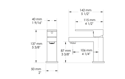 Rubi - Quattro basin faucet