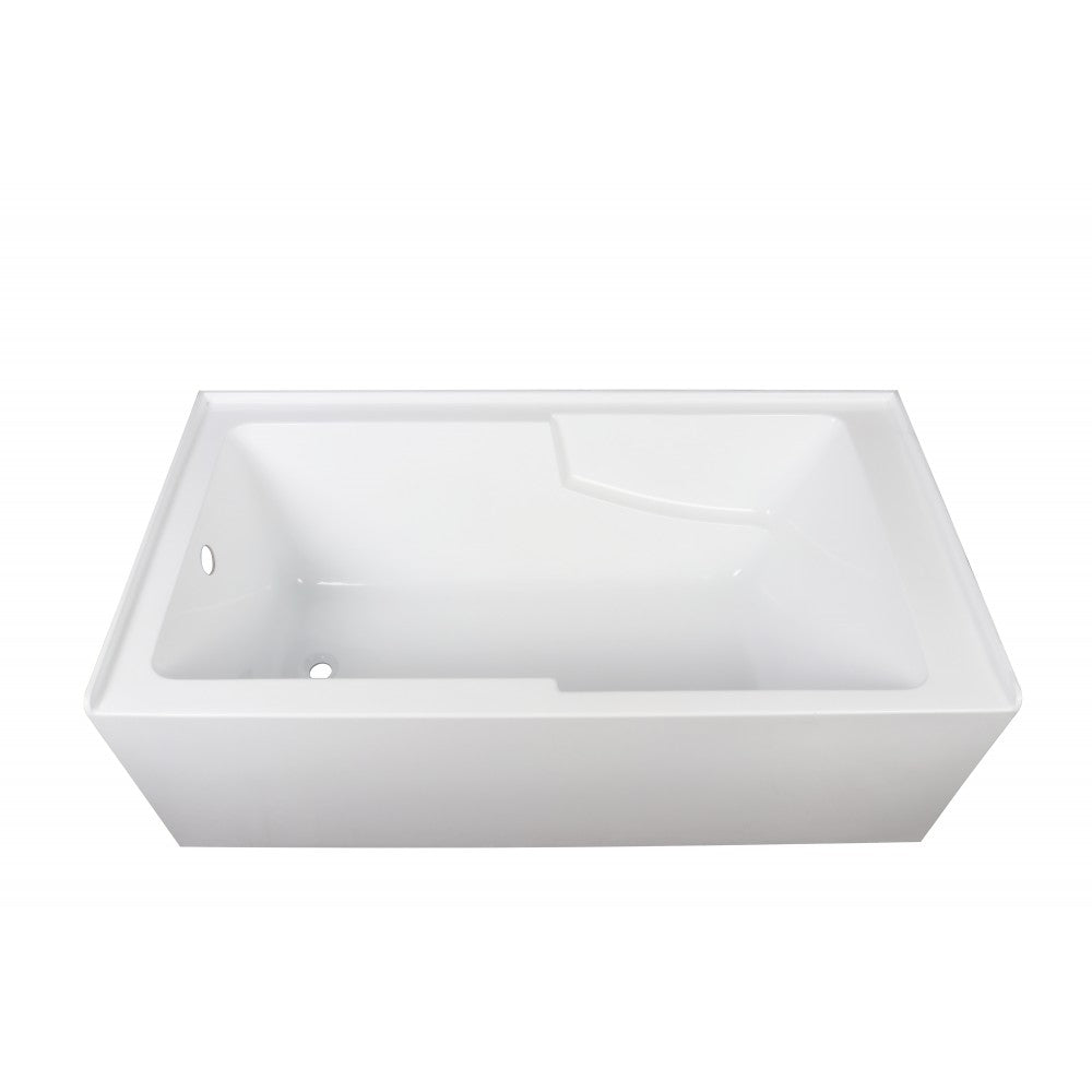 IYO Baignoire en alcôve Drain Gauche