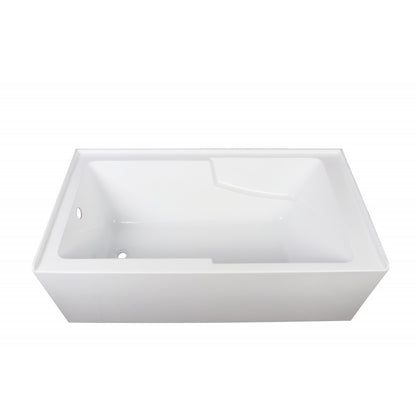 IYO Baignoire en alcôve Drain Gauche