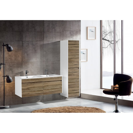 Java 48" Nice Oak, Double Floating Vanity