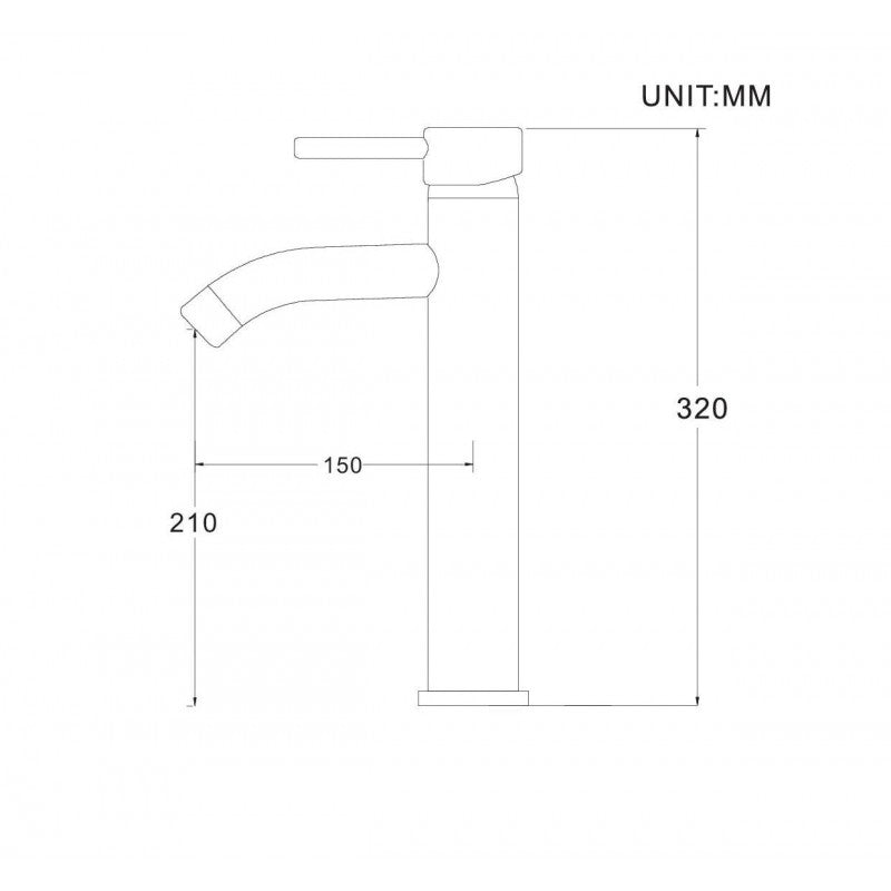 Kami bathroom sink faucet