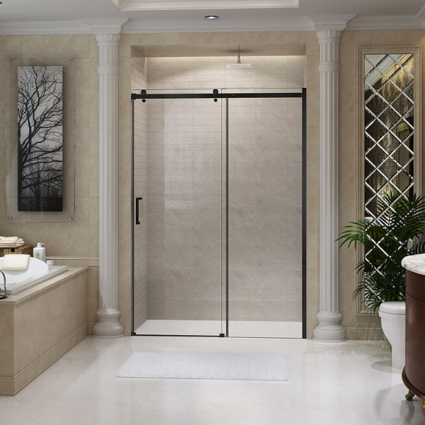 Porte de Douche Coulissante Quartz 60” - Noire