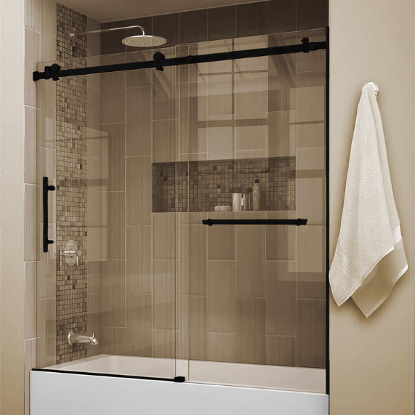 Paroi de Bain Quartz avec Porte-serviette