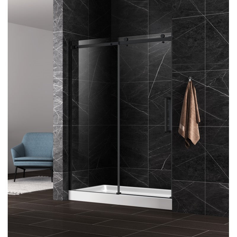 Shower Door Lugus 8mm 60in - Black