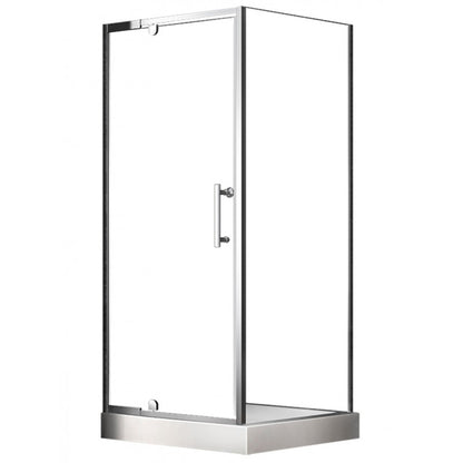 Métis 36" Chrome, Square Shower