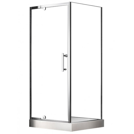 Métis 36" Chrome, Square Shower